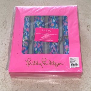 Lilly Pulitzer Napkins and Napkin Rings Set of 4 (GWP, NWT, NIB)